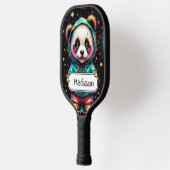 Süßer Chibi-Panda anpassbar Pickleball Schläger (Links)