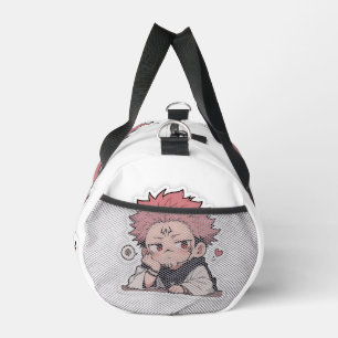 Süßer Chibi-Schmollender-König-Aufkleber - Kawaii Duffle Bag