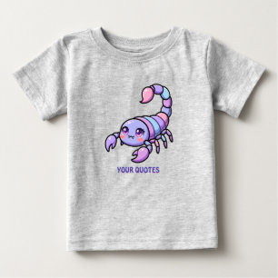 Süßer Chibi-Skorpion-Tierkreis Baby T-shirt