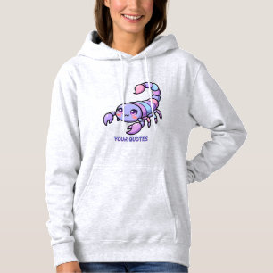 Süßer Chibi-Skorpion-Tierkreis Hoodie