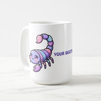 Süßer Chibi-Skorpion-Tierkreis Kaffeetasse
