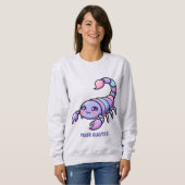Süßer Chibi-Skorpion-Tierkreis Sweatshirt (Vorne ganz)