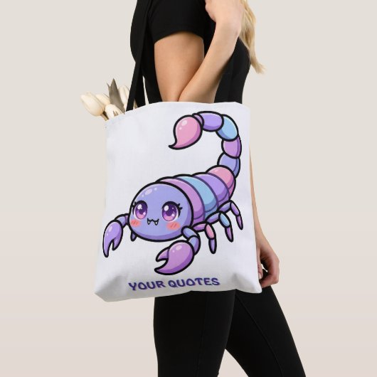 Süßer Chibi-Skorpion-Tierkreis Tasche (Von Nahem)
