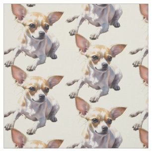 Süßer Chihuahua Hund Haustier Hunde Liebhaber Kuns Stoff