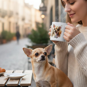 Süßer Chihuahua Personalisieren Kaffeetasse
