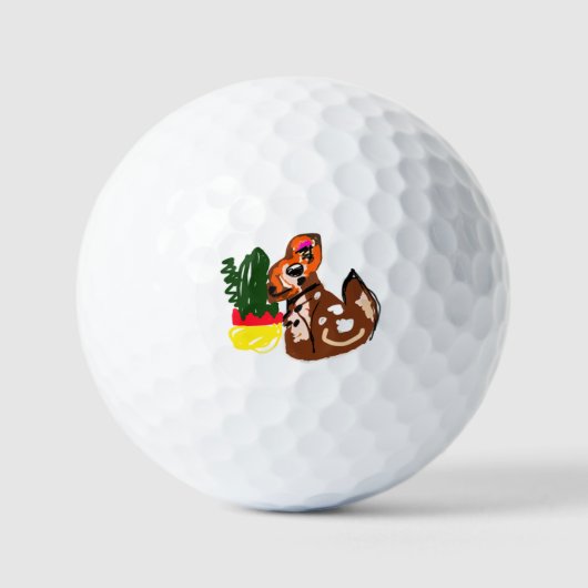 Süßer Chihuahua-Stil Golfball (Vorderseite)