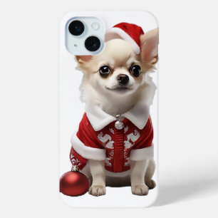 Süßer Chihuahua Weihnachtsmann Case-Mate iPhone Hülle