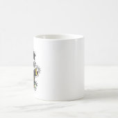 Süßer chinesischer Zombie Halloween Kaffeetasse (Mittel)