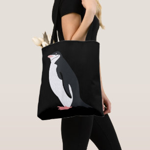 Süßer Chinstrap-Pinguin Lustiges Antarktistier Lie Tasche