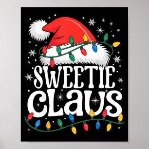 Süßer Claus Lustiges Xmas Weihnachten Oma Urlaub Poster