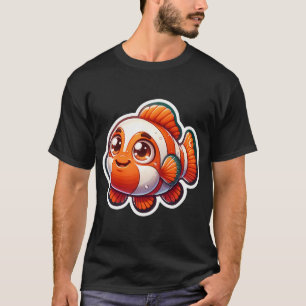 Süßer Clownfisch-Aufkleber – Anbetungswürdiger Kaw T-Shirt