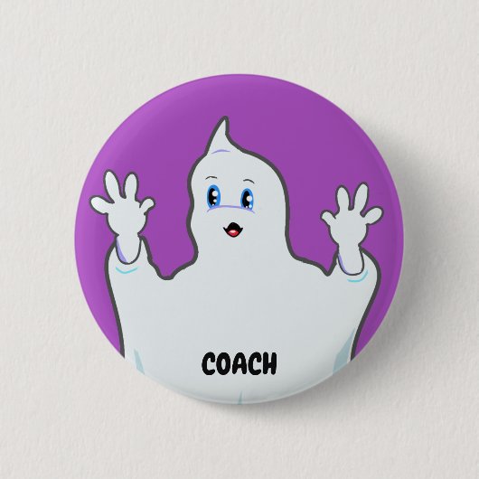Süßer Coach Ginger Geist Button (Vorderseite)