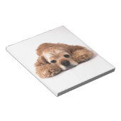 Süßer Cocker Spaniel Notizblock (angewinkelt)