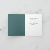 Süßer Collie umringt von Blumen -  Karte (Innenseite)