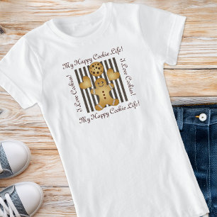 Süßer Cookie Lebkuchenmann Kinder T-Shirt