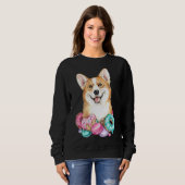Süßer Corgi 827 Sweatshirt (Vorne ganz)