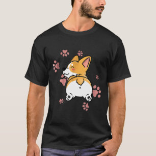 Süßer Corgi Hintern T Hund T-Shirt