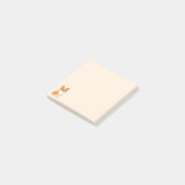 Süßer Corgi Hund Beige Post-it Klebezettel (angewinkelt)