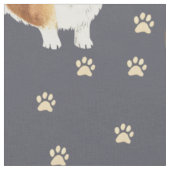 Süßer Corgi-Hund Stoff (Nahaufnahme)