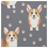 Süßer Corgi-Hund Stoff (Muster)