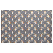 Süßer Corgi-Hund Stoff (Fat Quarter (45,7 x 55,9 cm))