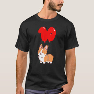 Süßer Corgi Pembroke 10. Geburtstag Kinder Ballon T-Shirt