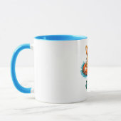 Süßer Corgi "Urlaubsmodus" Sommer-Design Tasse (Links)