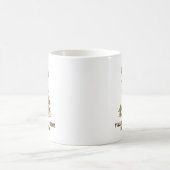 Süßer Cowboy-Frosch, der herumlungert - Western-Fr Kaffeetasse (Mittel)