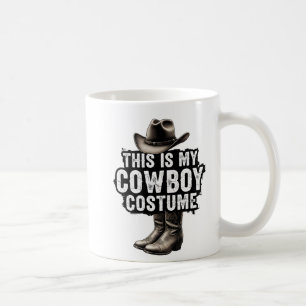 Süßer Cowboy Western Cowboy Outfit Männer Kaffeetasse