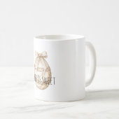 Süßer Creme-Oster-Ei-Bogen Kaffeetasse (VorderseiteRechts)