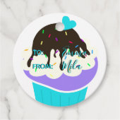 Süßer Cupcake Geschenkanhänger (Vorderseite)