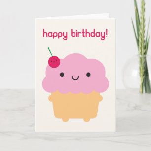 Süßer Cupcake Karte