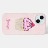 Süßer Cupcake mit Himbeere nach oben Case-Mate iPhone Hülle (Rückseite (Horizontal))