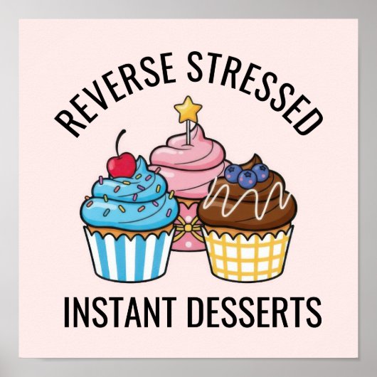 Süßer Cupcake Poster (Vorne)