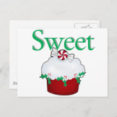 Süßer Cupcake Postkarte (Vorne/Hinten)