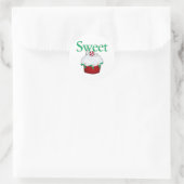 Süßer Cupcake Runder Aufkleber (Tasche)