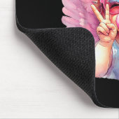 Süßer Cupid bläst Bubble Gum Sungles Valentinstag  Mousepad (Ecke)