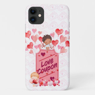 Süßer Cupid-Liebesgutschein Case-Mate iPhone Hülle