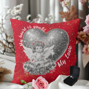 Süßer Cupid Mein Herz gehört Dir, meine Liebe Kissen