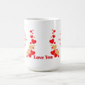 Süßer Cupid mit Bogen und Pfeil Kaffeetasse (Mittel)