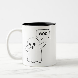 Süßer Dabbing-Geist Lustiger Tanz Grafik Zweifarbige Tasse