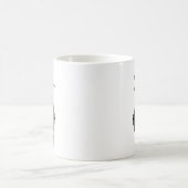 Süßer Dachshund-Hund Wasserfarben Kaffeetasse (Mittel)