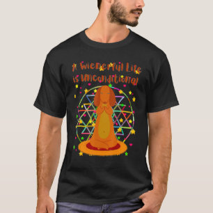 SÜSSER DACHSHUND  LUSTIGER WIENER HUND YOGA WORKOU T-Shirt