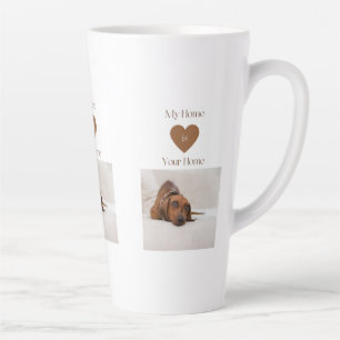 Süßer Dachshund Mein Zuhause ist dein Zuhause Hund Milchtasse