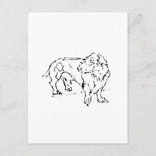 Süßer Dachshund – Personalisierter Hund Postkarte