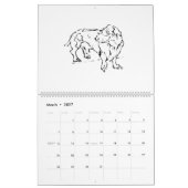 Süßer Dachshund Wursthund – 2027 Kalender (Mär 2027)