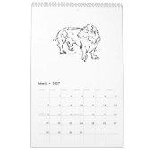 Süßer Dachshund Wursthund – 2027 Kalender (Mär 2027)