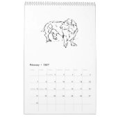 Süßer Dachshund Wursthund – 2027 Kalender (Feb 2027)