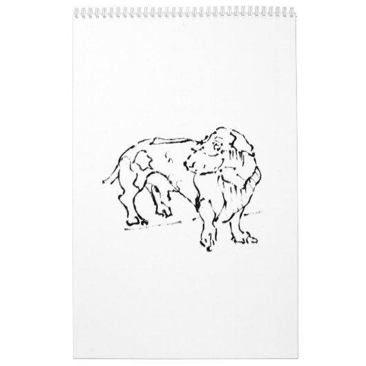 Süßer Dachshund Wursthund – 2027 Kalender (Titelbild)