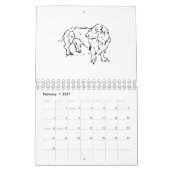 Süßer Dachshund Wursthund – 2027 Kalender (Feb 2027)